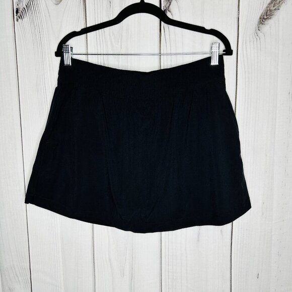 Athleta High Rise Weekender Run Skort 16" Black Size L (32x3) - Picture 1 of 9